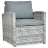Sada z technoratanu BORNEO Stone Grey 4