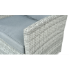 Sada z technoratanu BORNEO Stone Grey 2