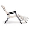 Zahradní křeslo, skládací lehátko 2v1 béžová