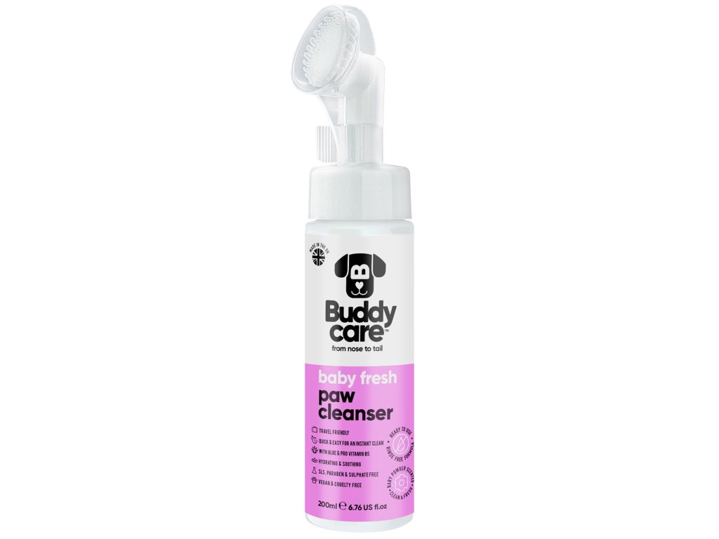 BuddyCare Baby Fresh Paw Cleanser 200ml Silicone F 120mm
