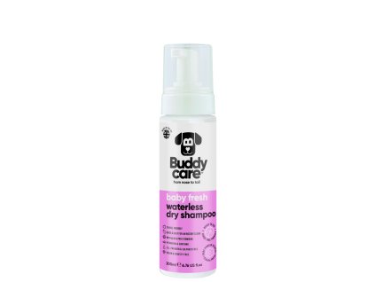 BuddyCare Dog Dry Shampoo Baby Fresh 200ml Foam F 120mm