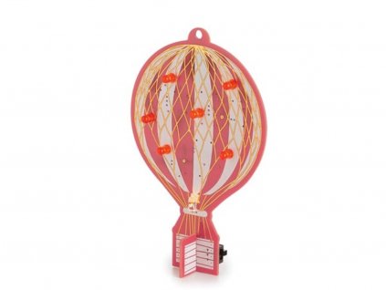Výuková pájecí sada, horkovzdušný balón, retro design