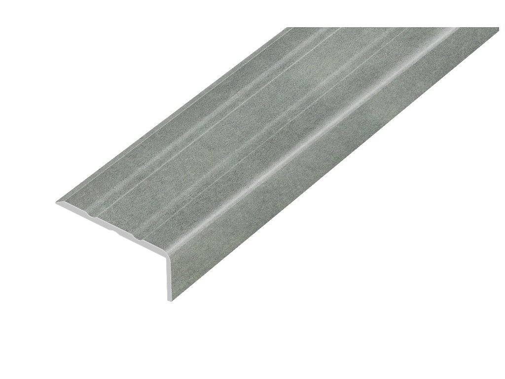 ap5 schodova lista samolepici hlinik folie cement grey 10 mm 2 7 m