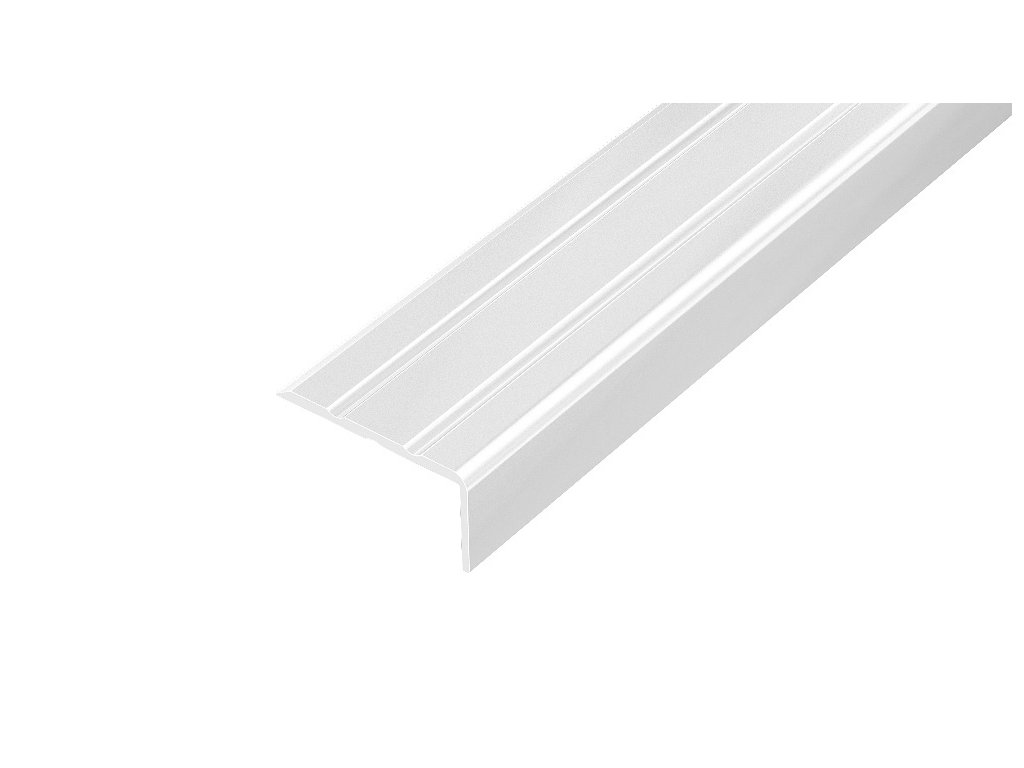 ap5 schodova lista samolepici hlinik lakovany bila 10 mm 2 7 m