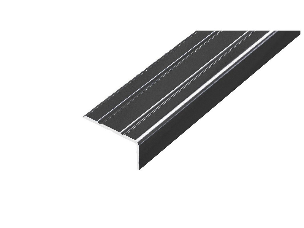 ap5 schodova lista samolepici hlinik lakovany cerna 10 mm 0 9 m