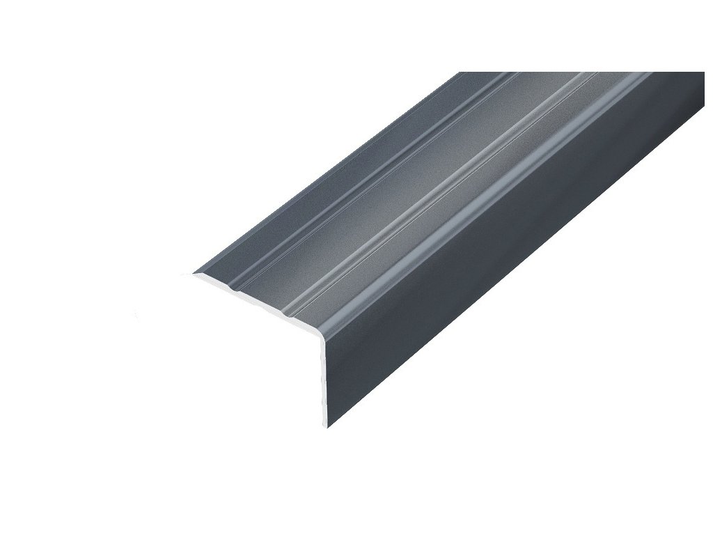 ap5 schodova lista samolepici hlinik lakovany antracit 20 mm 2 7 m