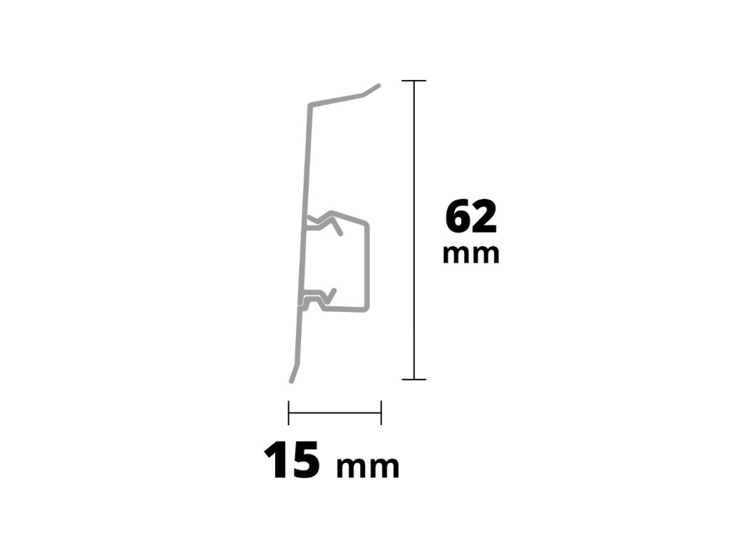 ap31 soklova lista ng62 pvc chateau 62 mm 2 2 m