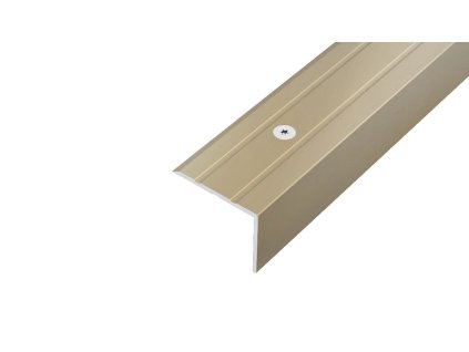 ap8 schodova lista vrtana hlinik elox champagne 20 mm 25 mm 0 9 m