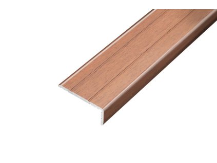 green line schodovka 25x10 mm hlinik orech svetly samolepici 2 7 m