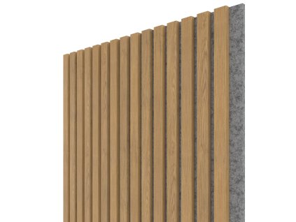 akusticky panel dub rustic mdf 2750x604x21 mm