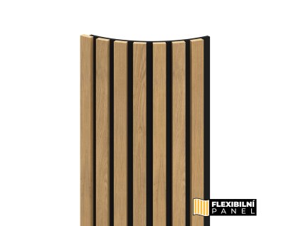 flexibilni obkladovy panel dub rustic mdf 2750x285x17 mm