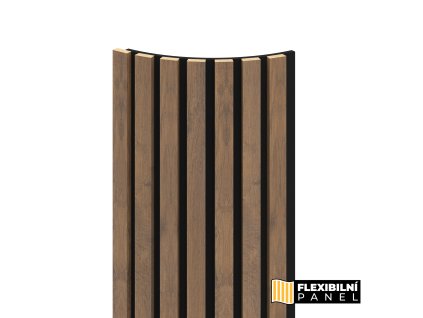 flexibilni obkladovy panel dub livingstone tabakovy mdf 2750x285x17 mm