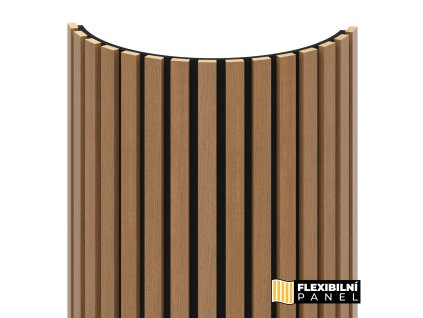 flexibilni obkladovy panel dub zimni mdf 2750x604x17 mm