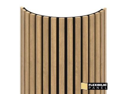 flexibilni obkladovy panel dub sacramento mdf 2750x604x17 mm