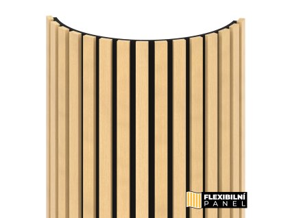 flexibilni obkladovy panel javor mdf 2750x604x17 mm