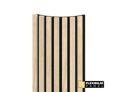 vzorek flexibilni obkladovy panel dub sedy mdf 240x135x17 mm