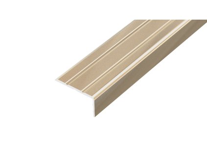 ap5 schodova lista samolepici hlinik elox champagne 10 mm 0 9 m