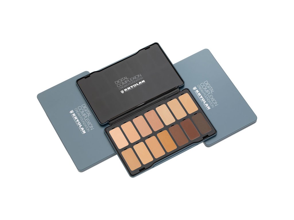 Digital complexion cream foundation palette 14 colors (Varianta Digital 2)