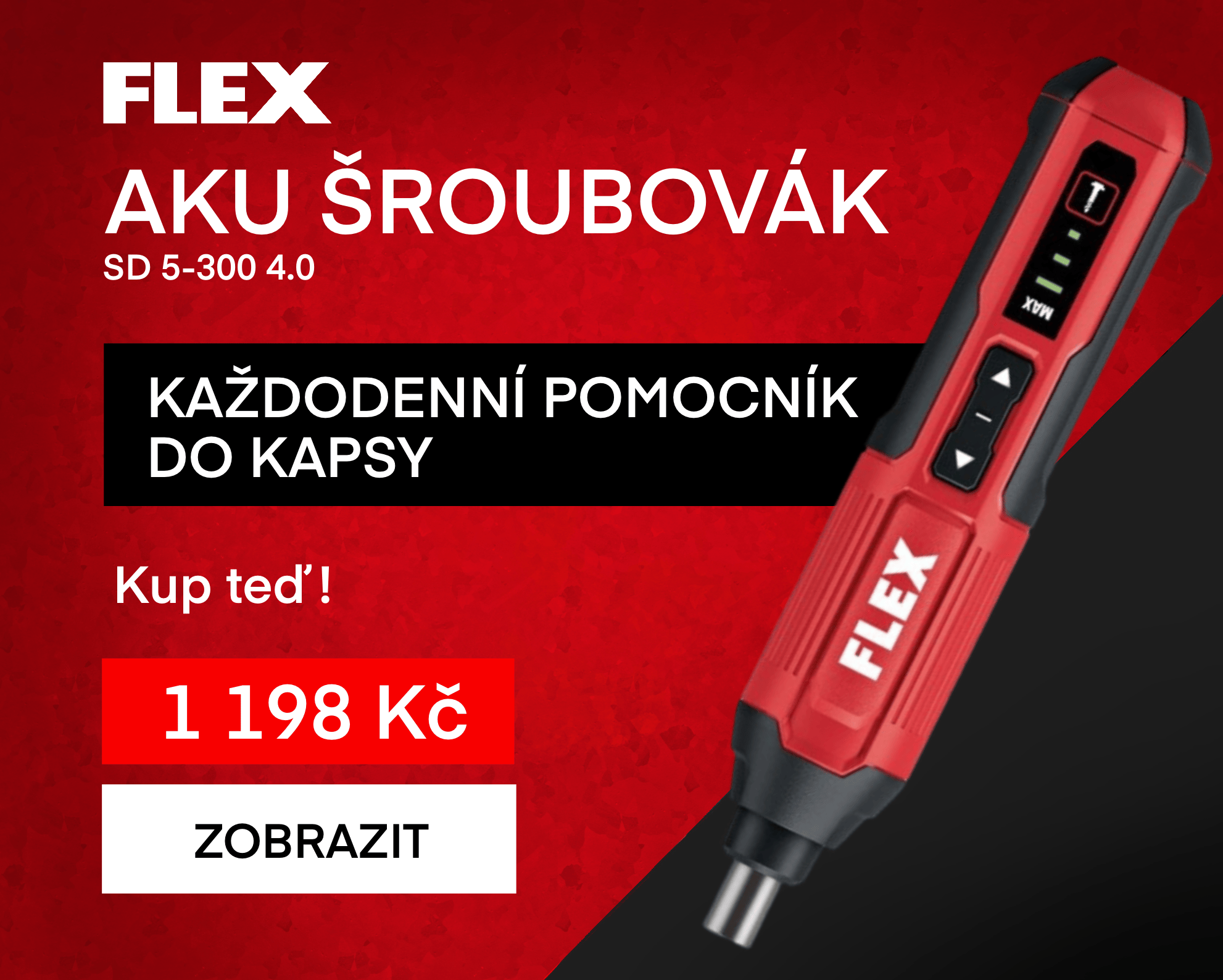 Aku šroubovák FLEX 530728 4,0V SD 5-300 4.0