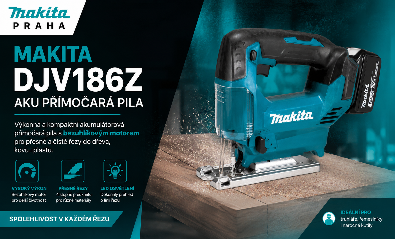 Pila MAKITA DJV186Z nové