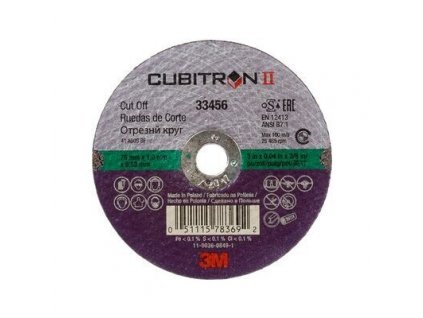 3M 33456 CUBITRON II Rezný kotúč 75mm x 1,0mm x 9,53mm