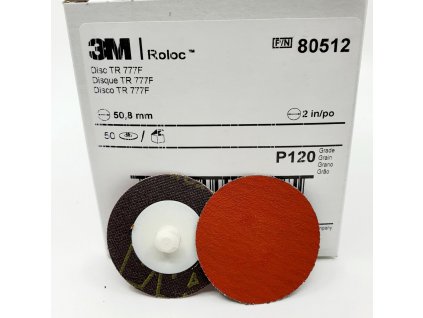 3M™ 80512  Roloc™ Disk 777F 50mm, P120