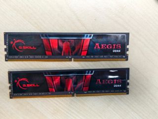 Prodám 32gb DDR4 3200MHz G.skill Aegis 2x16gb. Plně funkční. Osobní odběr Praha 10 Hostivař nebo mohu poslat po celé ČR....