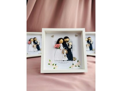 poděkování rodičům 3D obraz