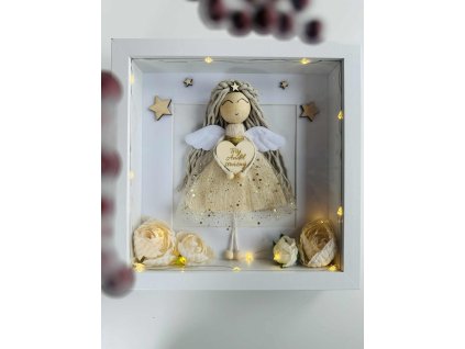 Anděl s led osvětlením