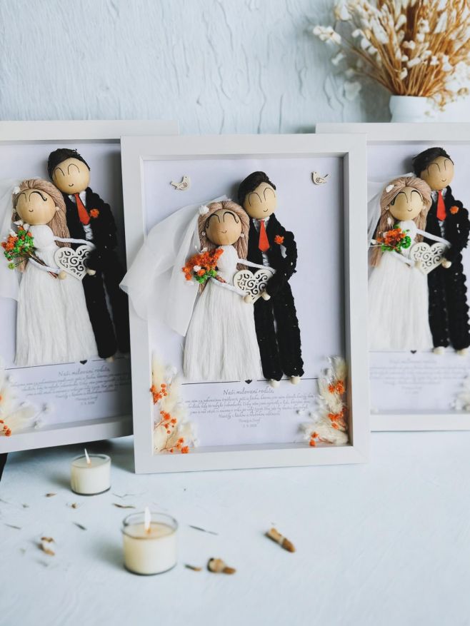 Svatební poděkování, které zůstane navždy 🤍 Tvořím děkovné obrazy pro rodiče i blízké jako vzpomínku na jeden z...