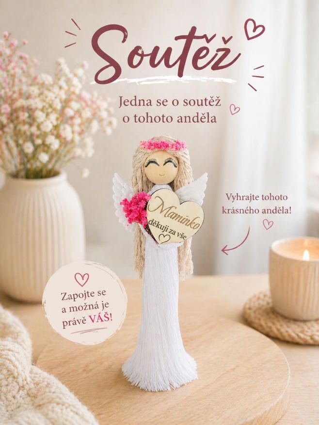 🌸 RYCHLOSOUTĚŽ o Anděla Strážného 🌸 Připravila jsem si pro Vás soutěž o Anděla Strážného, který může dělat radost právě...