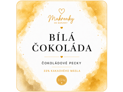 Bílá čokoláda 2,5 kg
