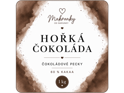 Čokoláda hořká 60 % 1 kg