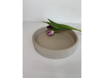 Betonový podtác - vroubkovaný