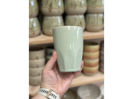 sleva - Sklenice Retro Green 420ml, pór