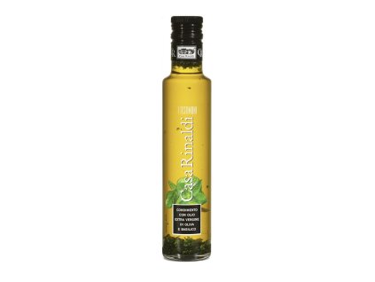 Ochucený Extra panenský olivový olej BASILICO 250 ml