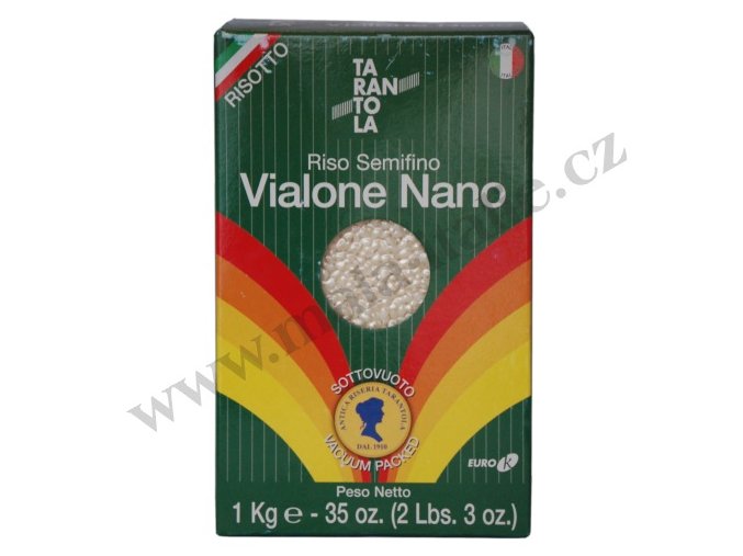 Rýže Vialone Nano - výběrová rýže na rizoto 1 kg