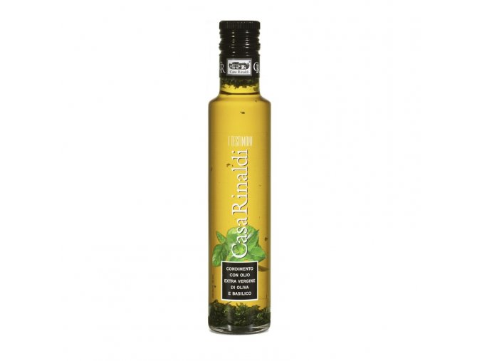 Ochucený Extra panenský olivový olej BASILICO 250 ml