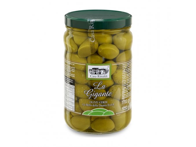 Olive Verdi di cerignola zelené olivy gigant 300 g