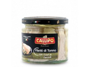 Callipo Filetti di Tonno CON g.200 Carciofi vaso vetro