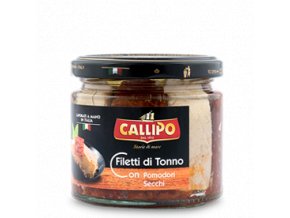 Callipo Filetti di Tonno CON g.200 pomodori secchi vaso vetro