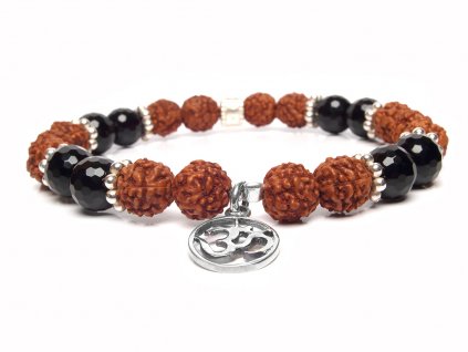 rudraksha, onyx