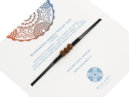 Náramek Rudraksha MalaBo