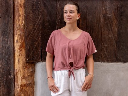 Crop tie top fronside MalaBo