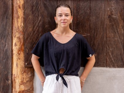 Crop top black MalaBo