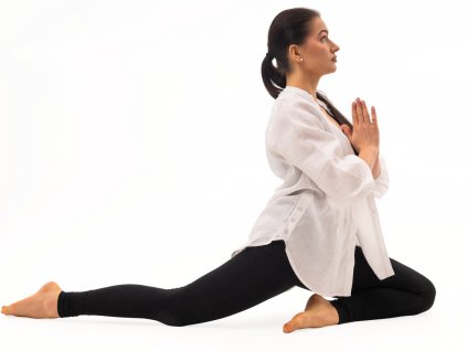 Lněná košile Parvati celá Malabo