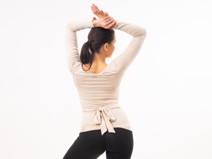 Tričko s dlouhým rukávem zezadu pásek MalaBo