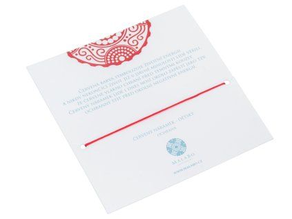 Červený náramek KABBALAH – dětský