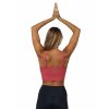 SARASWATI BAMBOO CROP TOP "raspberry"  organicky obarveno