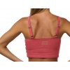 SARASWATI BAMBOO CROP TOP "raspberry"  organicky obarveno